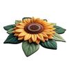 Yousheng Floral Plush And Diatomaceous Earth Floor Mat 3D Flower Optical Illusion Rug Non-Slip Absorbent Diatomite Bath Mat for Room Bedroom Entrance