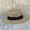 Internet Celebrity Versatile Round Top Straw Hat Female Summer Celebrity French Natural Salty Straw Weave Flat Brim Sunshade Top Hat