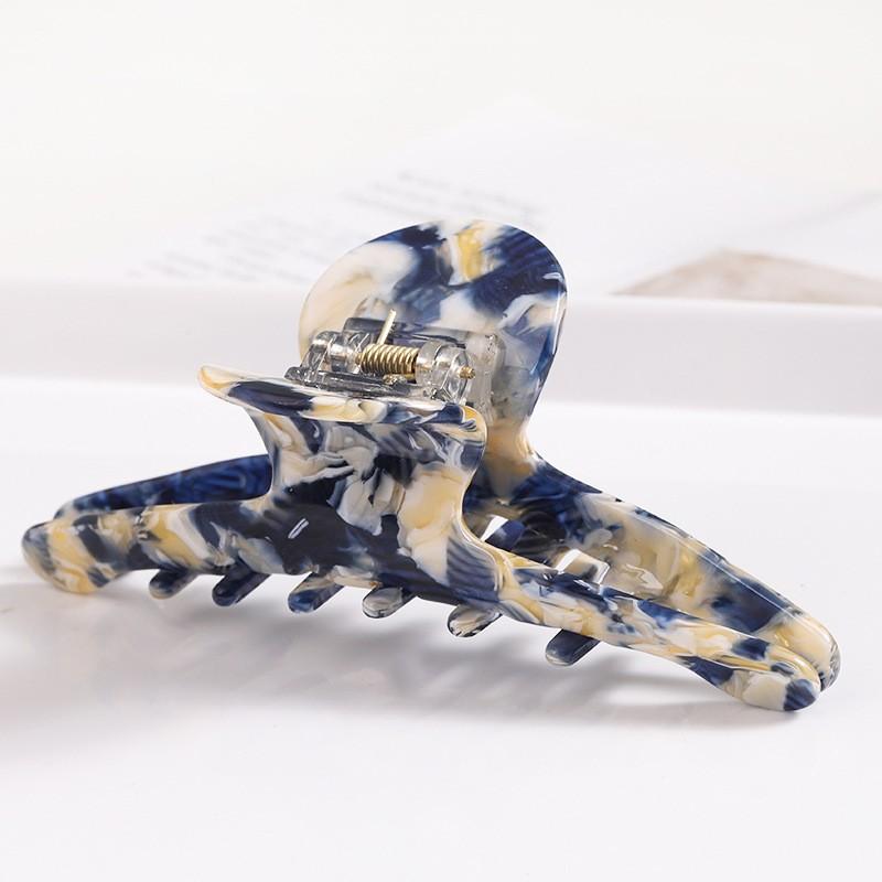 Women Hair Accessories large size Fashion Acetate Hair Claws Colourful Ponytail Acetic Claw Clips For Girls