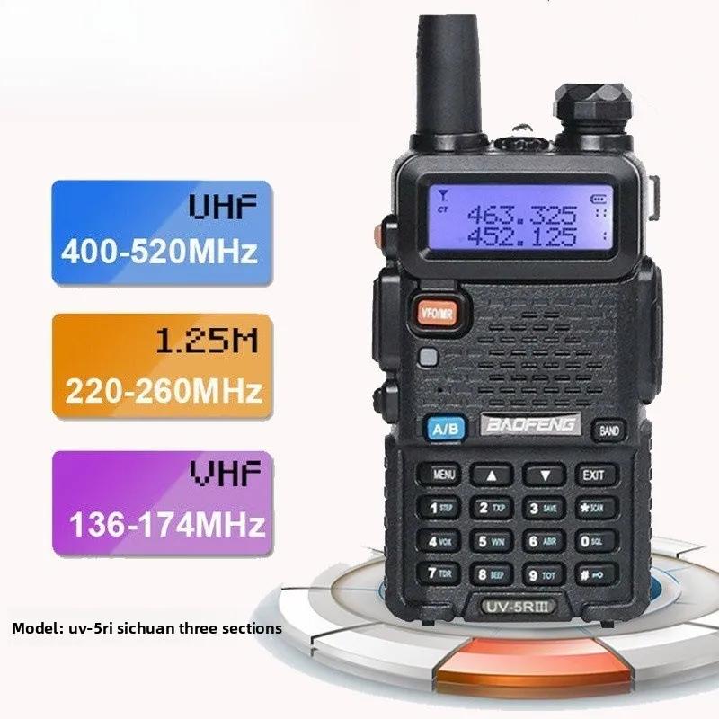 Durable Car Walkie-talkie UV-5RIII English Version Civil High-power UV5R Three-stage