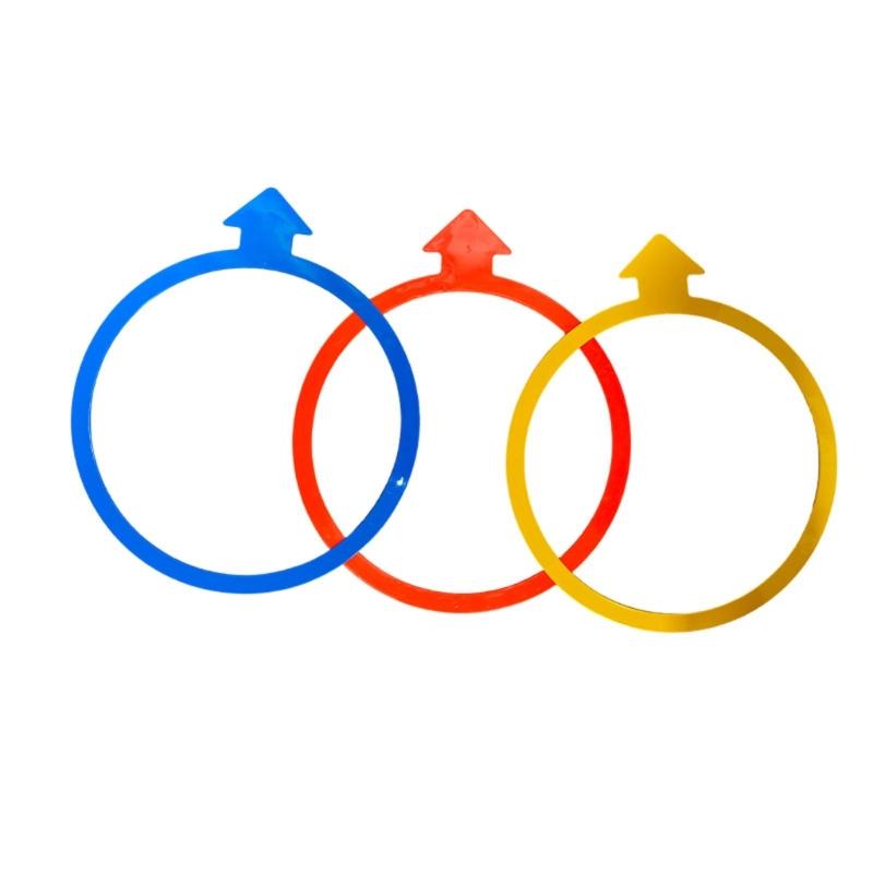 6pcs Arrows Agility Training Rings With Carry Bag Adjustable Hoop Exercise Rings for Speed Agility Training, Jumping Hoops