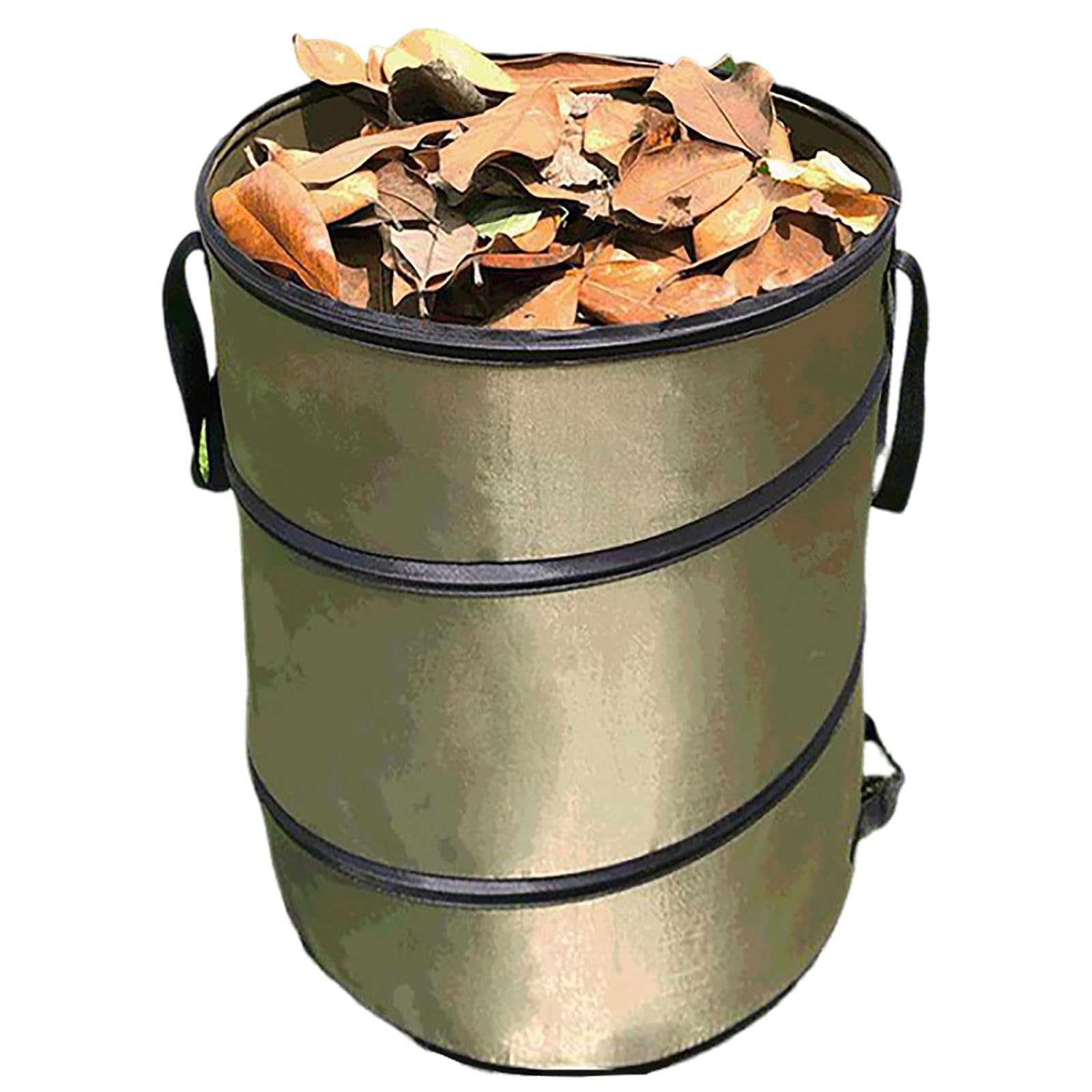 

MORYTRADE Garden for Fallen Rice Bucket Bag, Self-Standing, Foldable, Leaves, Husks, Grass, Trash, (M)