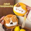 Cartoon Plush Doll Coin Purse Cute Earphone Bag Keychain Animal Plush Storage Bags Lovely Backpack Pendant Birthday Gifts