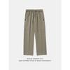 Khaki Casual Pants for Men 2025 New Spring and Summer Work Pants American Retro Straight Loose Slightly Tapered Pants