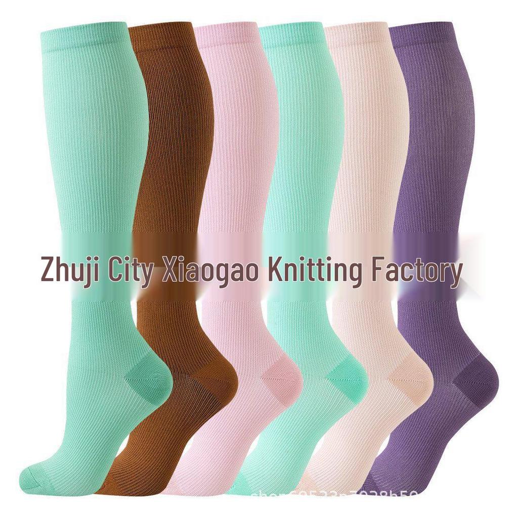 Unisex Long Compression Socks for Cycling, Running, and Marathon