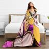 Anime JOJO HD ART  Blankets Soft Warm Flannel Throw Blanket Plush for Bed Living Room Picnic Travel Home Sofa