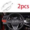 For Toyota Camry 2018-2023 Silver Alloy Steering Wheel Shift Paddle Extension