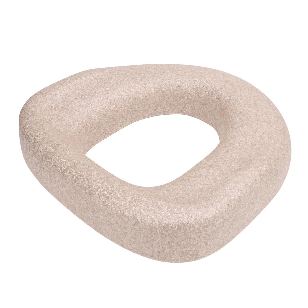 EPP Raised Toilet Cover Comfort   Water Resistance Reusable Toilet Raised Padded Cushion for Home