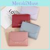 Urban Minimalist Pu Card Holder Wallet With Antitheft Design For Daily Use