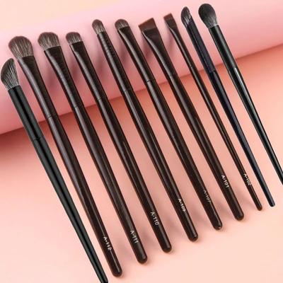 Přírodní materiál Profesionální sada štětců na make-up Oční stíny Powder Foundation Blush Contour Shadow Mixed Makeup Beauty Tool
