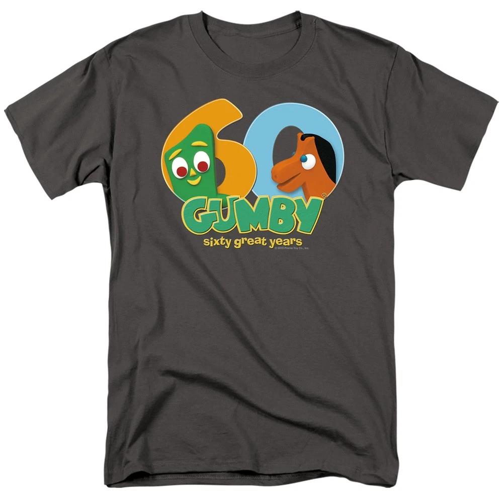 Gumby - 60th - Unisex Short Sleeve Children s T-shirt - Gray 140