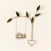 Rooted in Love Swing Sculpture Wall Decor Wall Hangings Metal Wall Art Couples on Swings Wall Hanging Decor for Home
