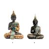 Thai Buddhist Sculpture Resin Craftsmanships Fengshui Decoration Piece Buddhas Statue For Indoor Spiritual Ambiances