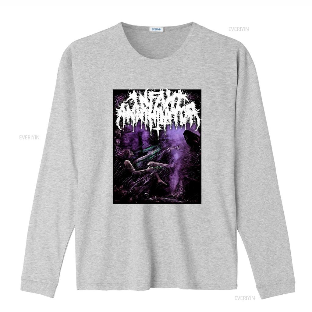 Infant Annihilator Band Music Lover Cotton Black T Shirt All Sizes S 5XL K425 Vintage Washed Stretched Versatile
