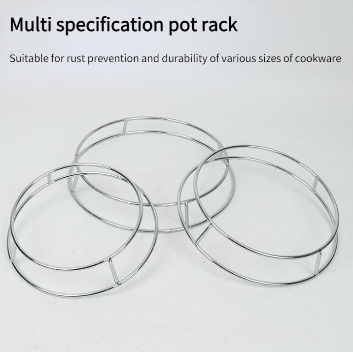 Topfuntersetzer aus Gusseisen, Topfständer aus Edelstahl, doppellagiger Topfuntersetzer, wärmeisolierend und hitzebeständig, zur Platzierung von Pfannenständern