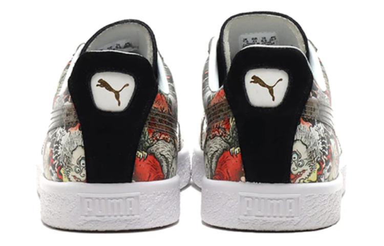 Men's Sneakers Three Tides Tattoo X Atmos x PUMA Suede Fleeting World Illustration Cushioning Abrasion