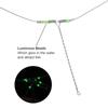 10Pcs Anti-Tangle Soft Steel Wire Rigs, 70LB Line with Luminous Beads, Complete Bottom Pulley Rope Set for Saltwater Sea Fishing