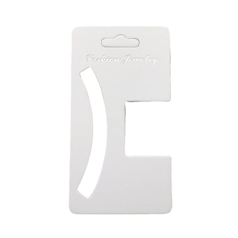 50Pcs Display Cards For Hair Claw Clip Paper Card Headdress Card Hang Tag Card