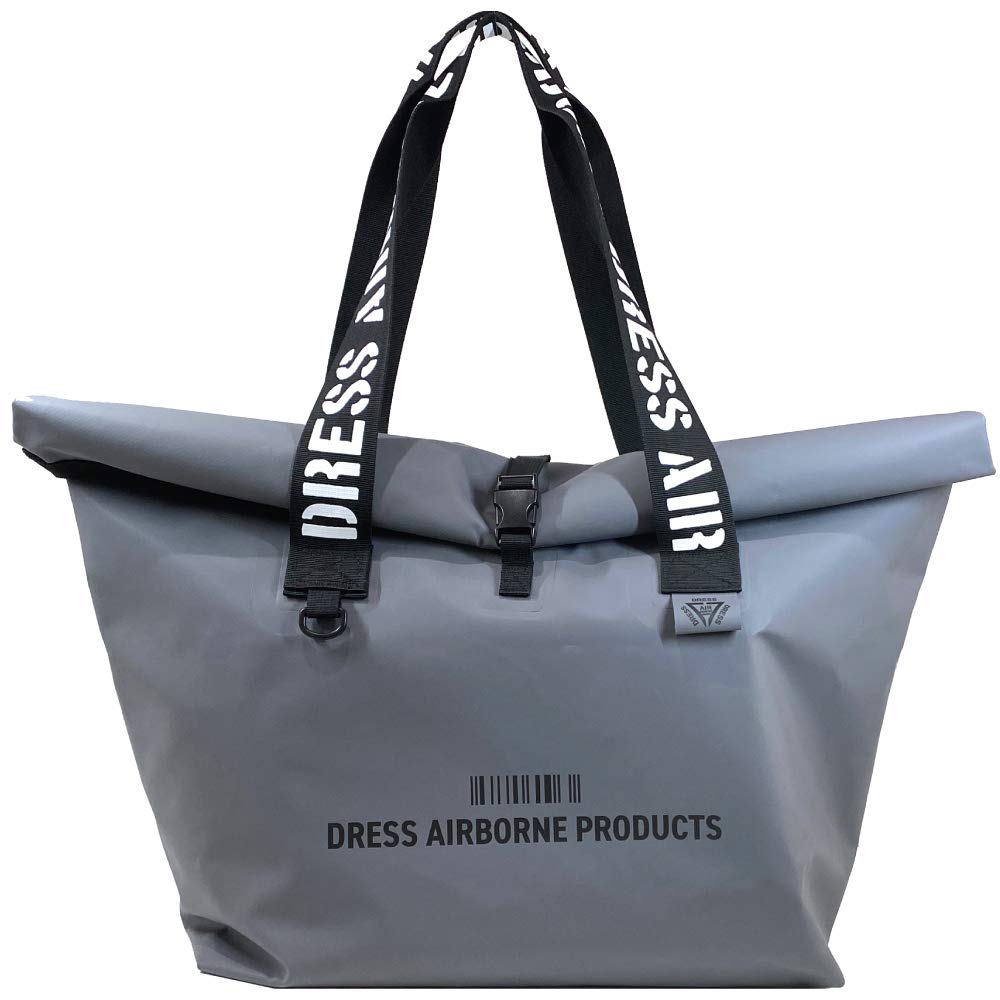 

[Dress] Waterproof Tote Bag 40LGRY Fishing Disaster Prevention Disaster Camping Waterproof Large Storage Water Repellent High Performance Waders Long