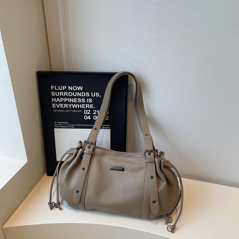 Retro High-appeal Women's Bag Korean Version Fashion Large-capacity Shoulder Bag Trendy Versatile Handbags for Women 2026