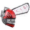 New Halloween Chainsaw Man Headgear, Cosplay, Scary Latex Mask cos Costume Props