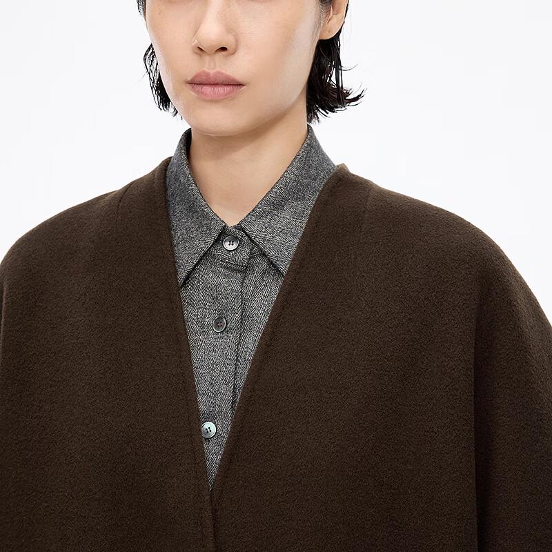 JNBY 2025 Winter Loose Straight Wool Coat