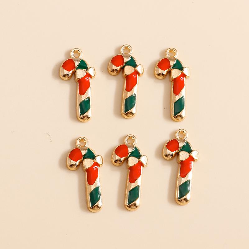 10pcs 16*21mm Enamel Christmas Bell Charms DIY for Bracelets Pendants Earrings Making Creative Gift Charms Jewelry Accessories
