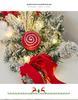 Enchanted Snowy Christmas Rattan Wreath for Window and Mall Displays