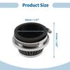 Motoforti Motorcycle Air Filter Air Intake Cleaner Mesh Rubber Metal Air Filter Replacement for Dirt Pit Bike ATV Scooter Moped