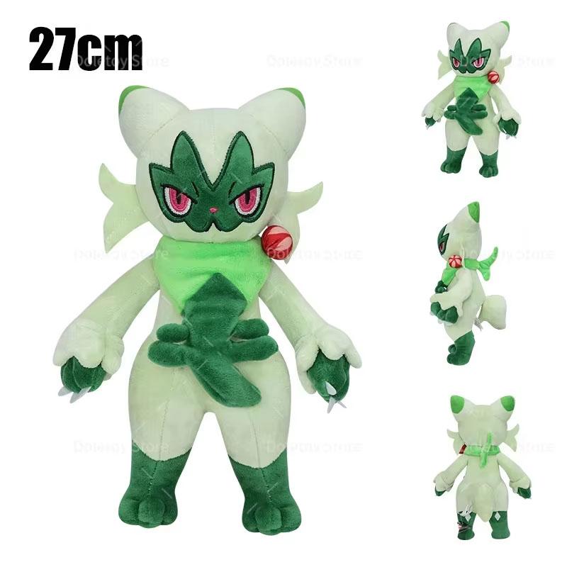 New Pokemon Plush Hisuian Zorua Cubone Gyarados Shiny Shinx Ninetales Skeledirge Butterfree Mewtwo Anime Stuffed Kid Xmas Gift