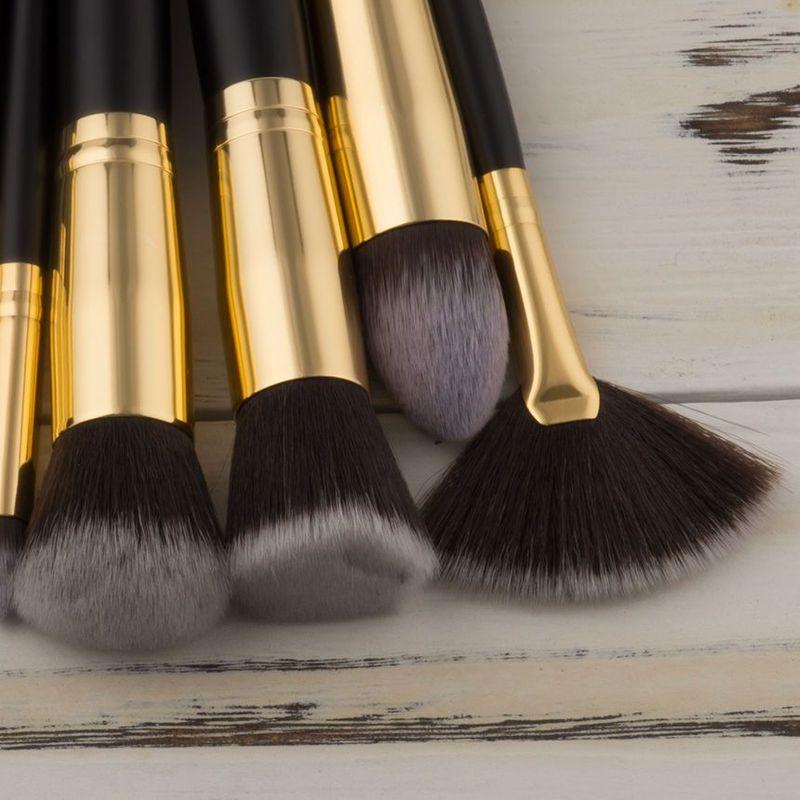 Pinselstrich der Schönheit - Set mit 10: Make-up Pinsel