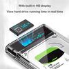 USB 3.1 External HDD Case 5Gbps 2.5'' Transparent Hard Disk Case Hard Drive Enclosure SATA HDD SSD Storage Case for Laptop PC