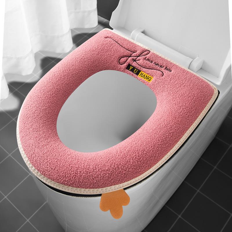 Voděodolný univerzální potah na toaletní sedátko s kresleným potiskem - zesílený, jednoduchý, design pro domácnost