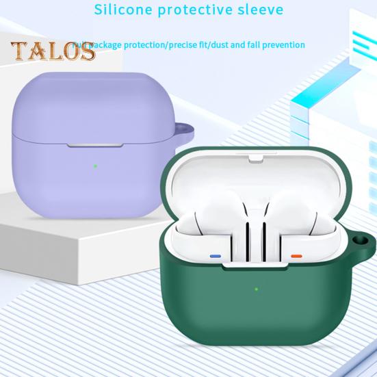 Jednobarevné ochranné pouzdro na sluchátka odolné proti nárazu odolné proti nárazu 360stupňová ochrana silikonové nabíjecí pouzdro pro SamsungGalaxy Buds 3/3pro