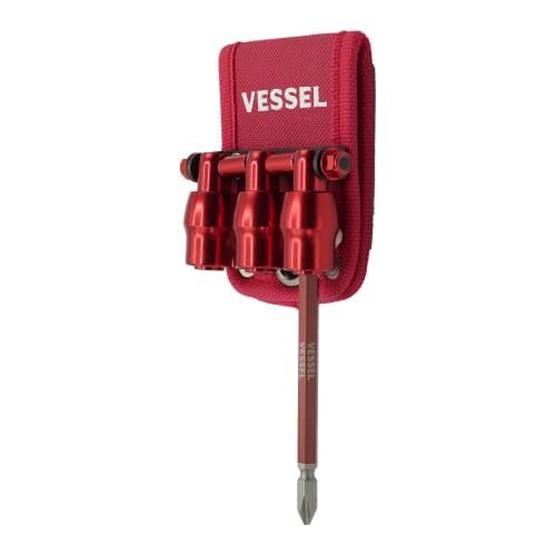 VESSEL Limited Quick Catcher Triple Holder Red QB-10B3RR
