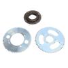 Bike Sprocket Freewheel Set High Toughness Steel 4 Hole and 3 Hole Wheel Sprockets and Toothless
