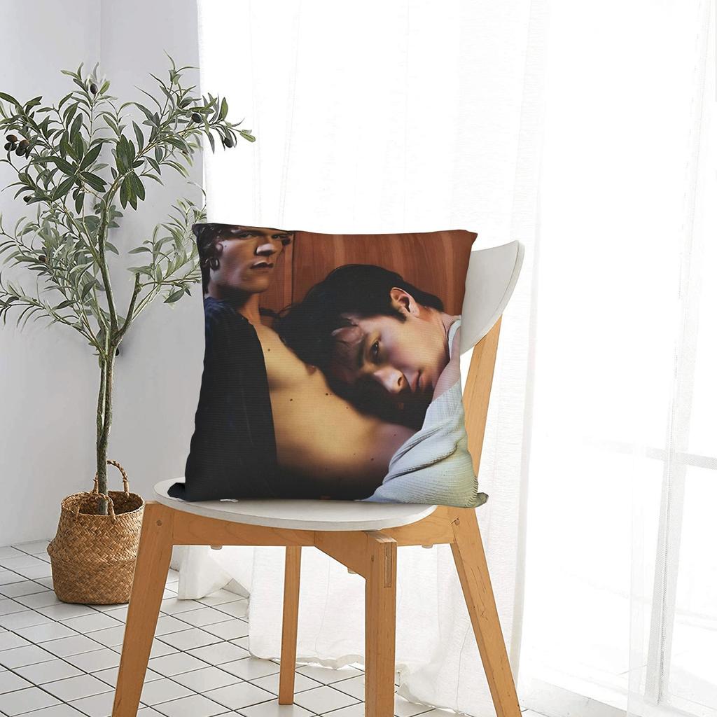 Pillow Cover Hudson Williams Connor Storrie Heated Rivalry Kawaii Pillow Case For Sofa Bedroom Home Decor Pillowcases