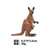 Simulated Wild Animal Model Toy Lion Tiger Elephant Rhinoceros Panda Lion Cognitive Ornament Animal Set
