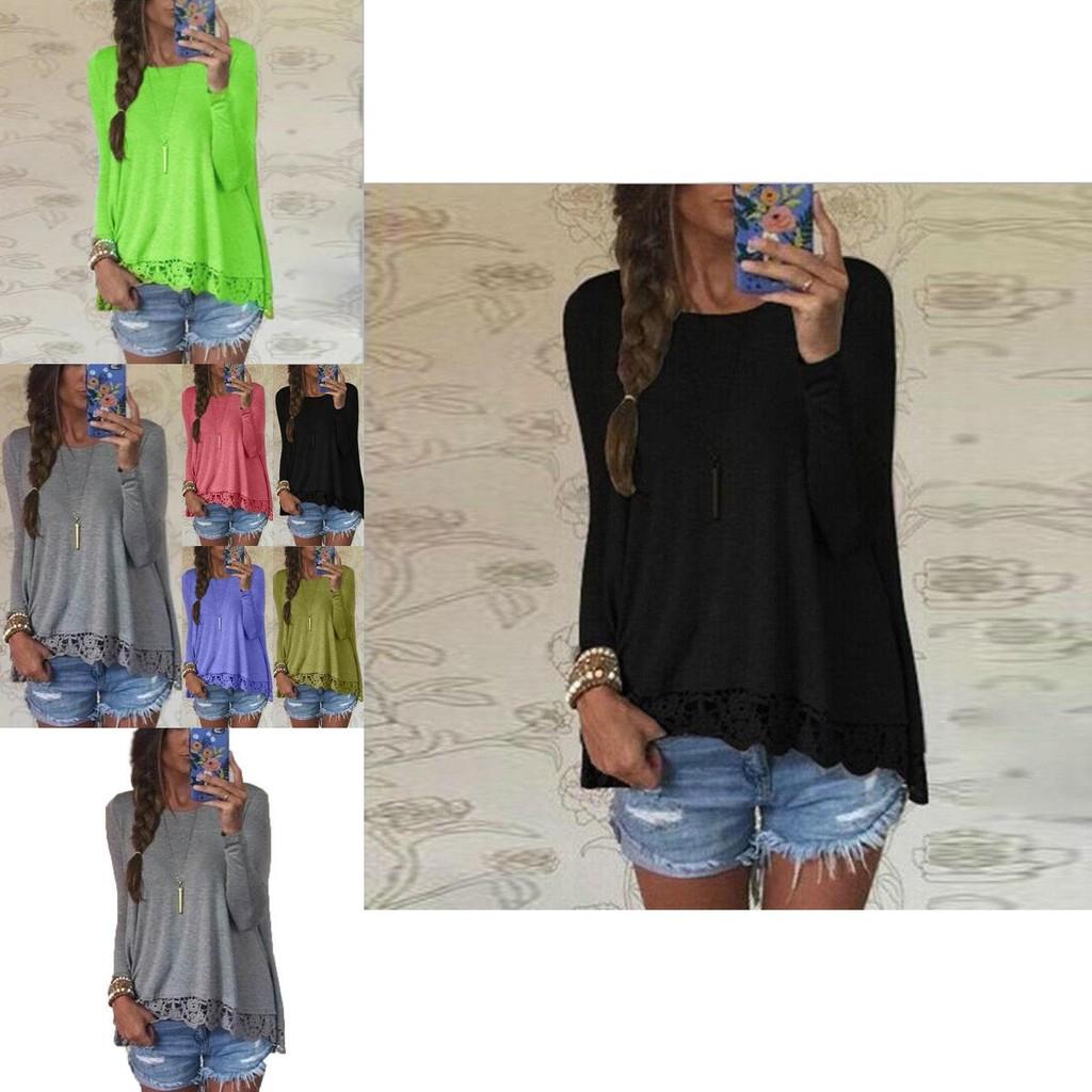 Timeless Elegance Femme Blouse Manches Longues With Lace Detailing In Comfortable Cotton