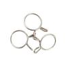 10pcs 304 Stainless Steel Spring Tube Clamp Single Wire Clips Water Pipe Clamp Ring Quick Installation Buckle 24MM Pipe Hoop