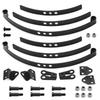 Front Rear Suspension Steel Leaf Spring Lifting Lug Set for 1/14 Tamiya RC Tractor Trailer Truck Model Car Upgrade Parts