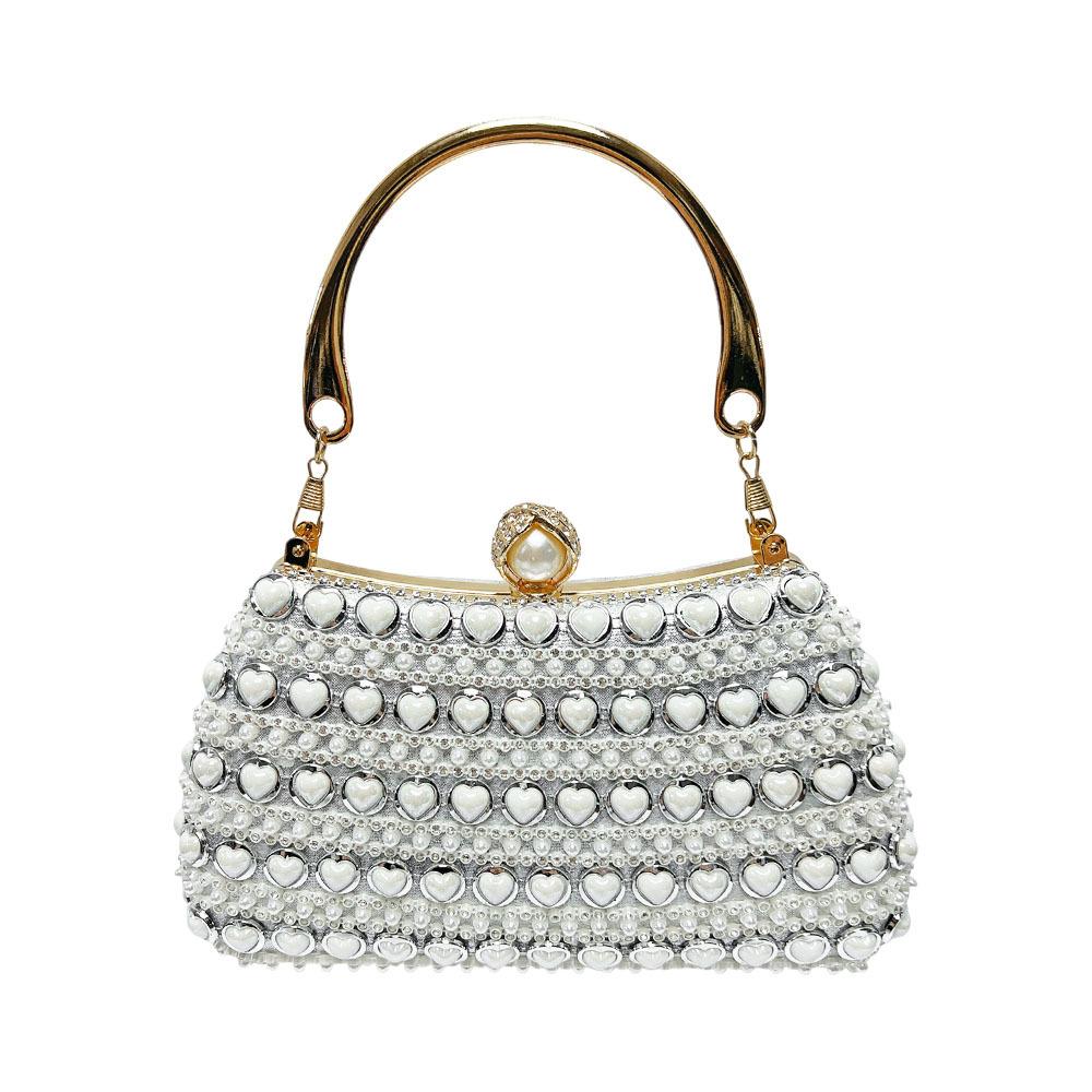 Borsa da sera, Borsa alla moda, Borsa a tracolla con catena, Borsa a spalla di nicchia