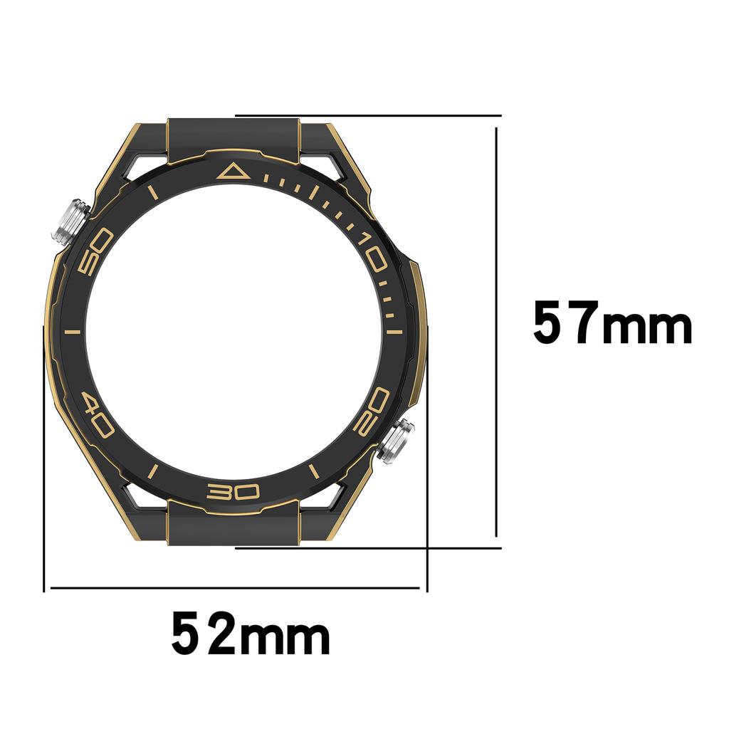 Protective Case Hollow Out Watch Frame Bumper PC Case Hollow Out Watch Frame Bumper Accessories for Huawei Watch GT6 Pro 46mm