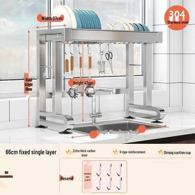 Nordic 304 Stainless Steel Foldable Kitchen Sink Rack