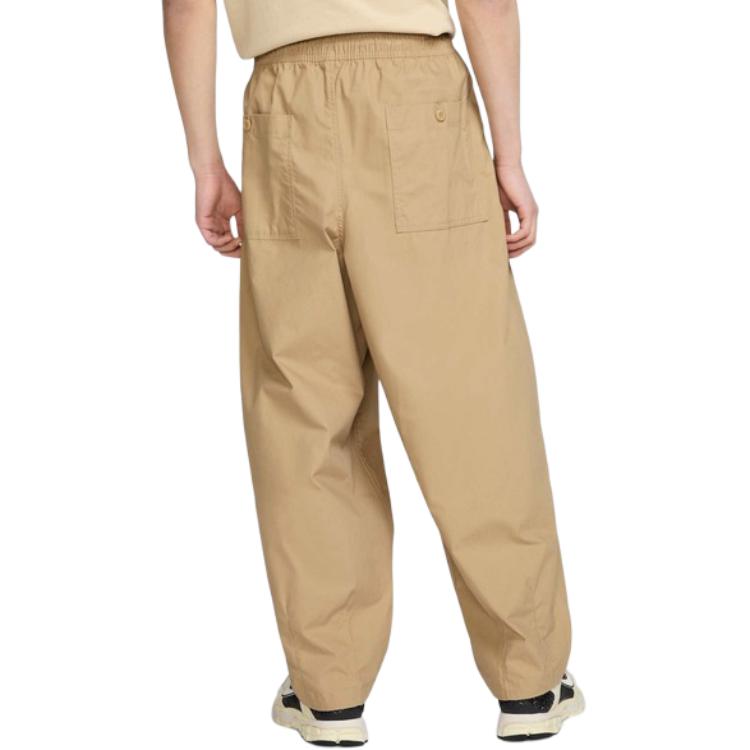Nike Casual Pants Men's Beige Moderate Straight Fit Pants HJ1974-297