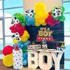133 Pcs Rainbow Theme Balloon Set Suitable for Birthday Outdoor Park Picnic Anniversary Celebration Graduation Summer Party