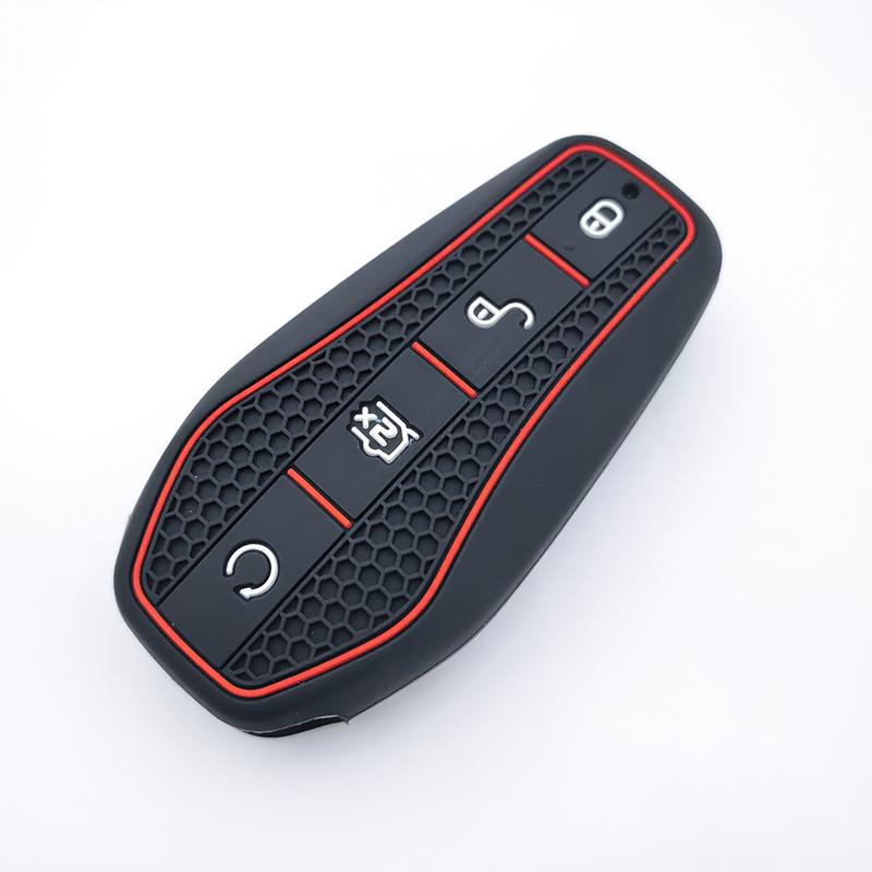 

For Byd Atto 3 Han Ev Dolphin Song Pro Max Tang Dm Yuan Dolphin E2 Qin Plus Silicone Car Key Cover Bag Case Keychain Protector