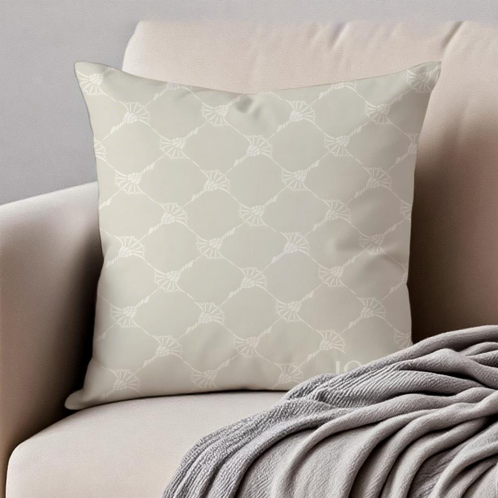 Fashion Luxury vintage JoopIcons Cushion Cover Pillowcase Antidustmite Invisible Zipper Short Plush Sofa Cushion