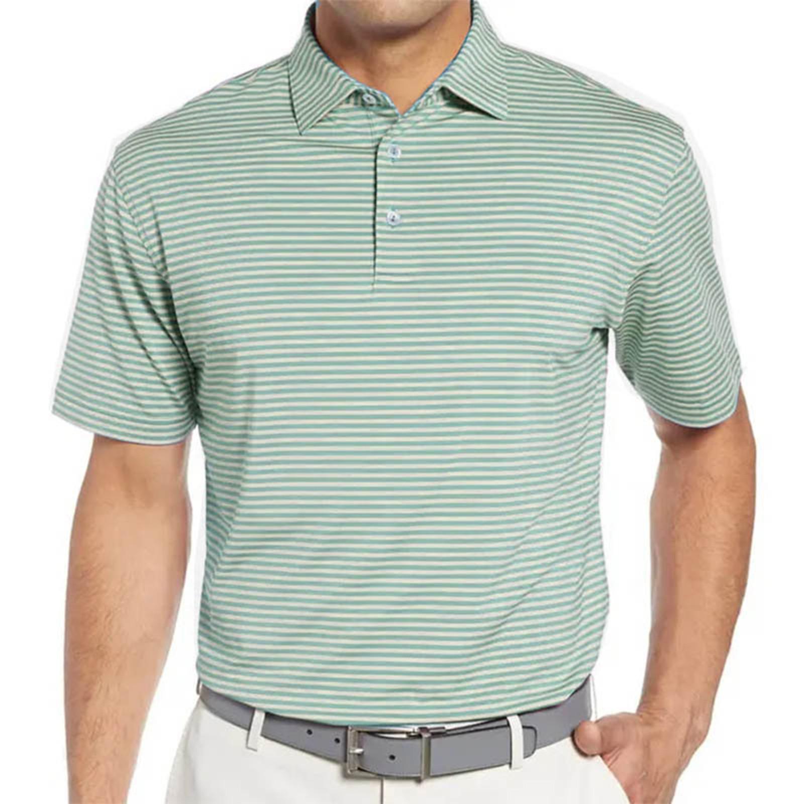 European And American Summer New Men s Shirt Short Sleeved T-shirt L зелёный