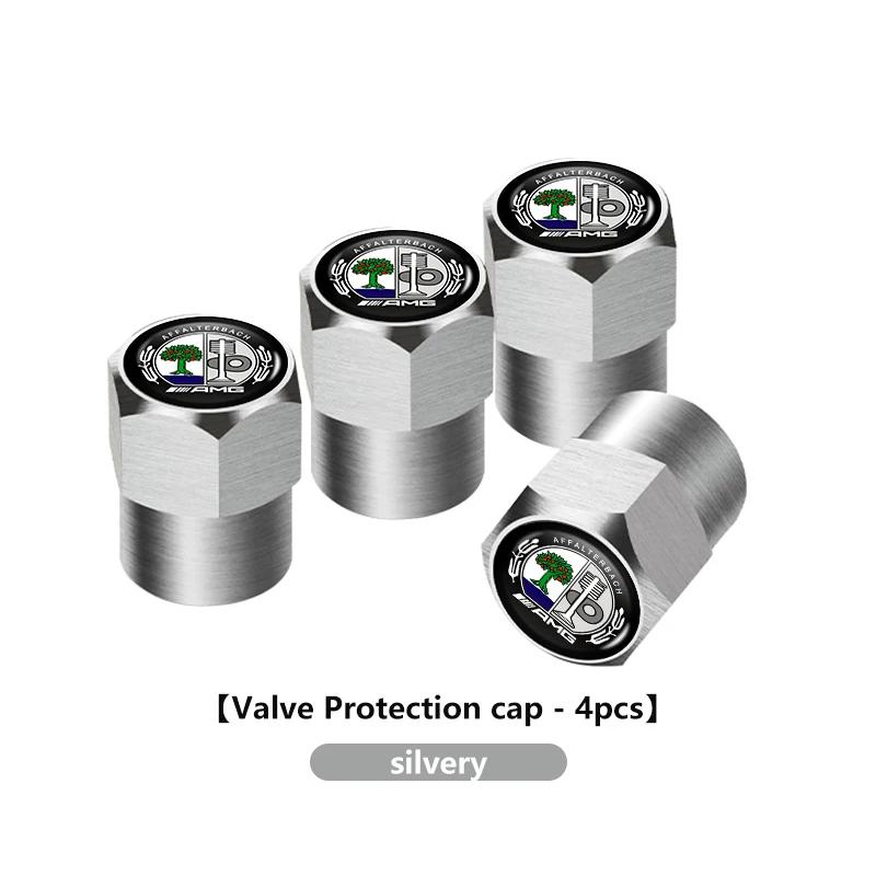 

C200 E300 Hot 2026 For Mercedes Benz Aluminum Car Wheel Tire Valve Caps Covers Airdust Waterproof AMG W204 W205 W203 W211 W201 W